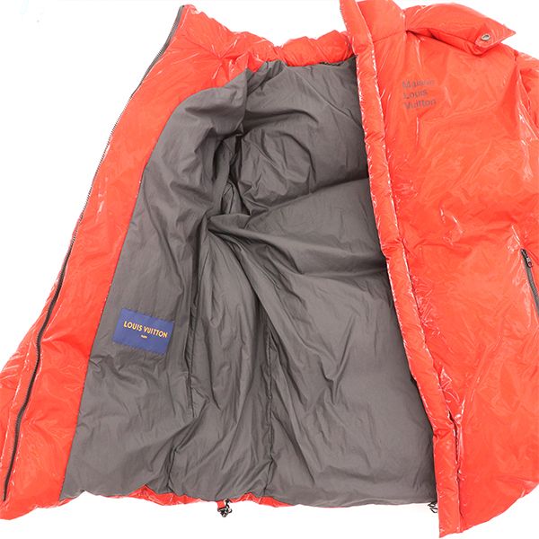 Louis Vuitton Down Jacket Technical Mirror Puffa Down and Others Red Size