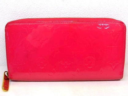 Louis Vuitton - M93058 Ba2186 Zippy Wallet Vernis Pink Round Zipper Long Wallet