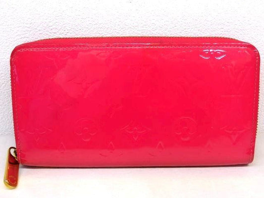 Louis Vuitton - M93058 Ba2186 Zippy Wallet Vernis Pink Round Zipper Long Wallet