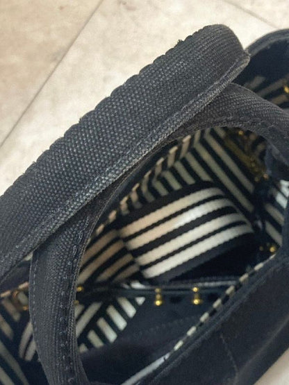 Prada Canapa Handbag Shoulder Bag Black Ladies □ 7K