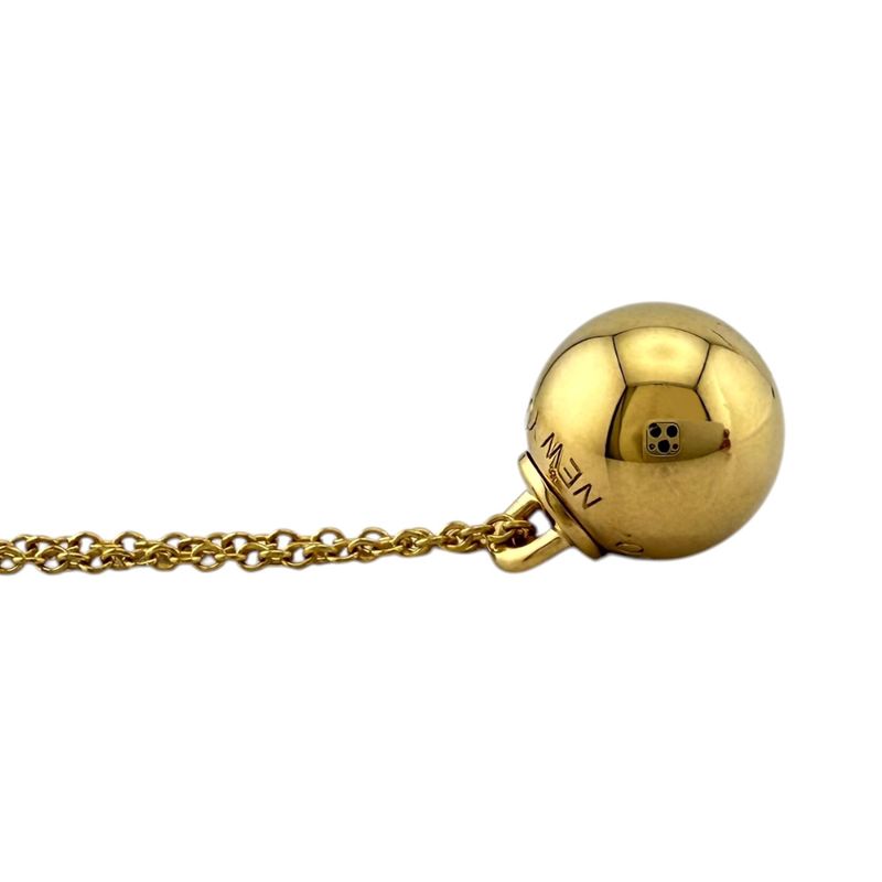 Tiffany & Co Hardware Ball Necklace 18k Gold 18k Yellow Gold Ladies Tiffany &