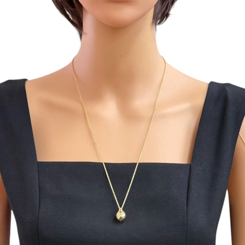 Tiffany & Co Hardware Ball Necklace 18k Gold 18k Yellow Gold Ladies Tiffany &