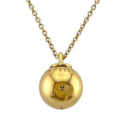 Tiffany & Co Hardware Ball Necklace 18k Gold 18k Yellow Gold Ladies Tiffany &
