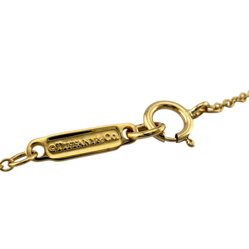 Tiffany & Co Atlas Open Medallion Diamond Necklace 18k Gold 18k Yellow Gold