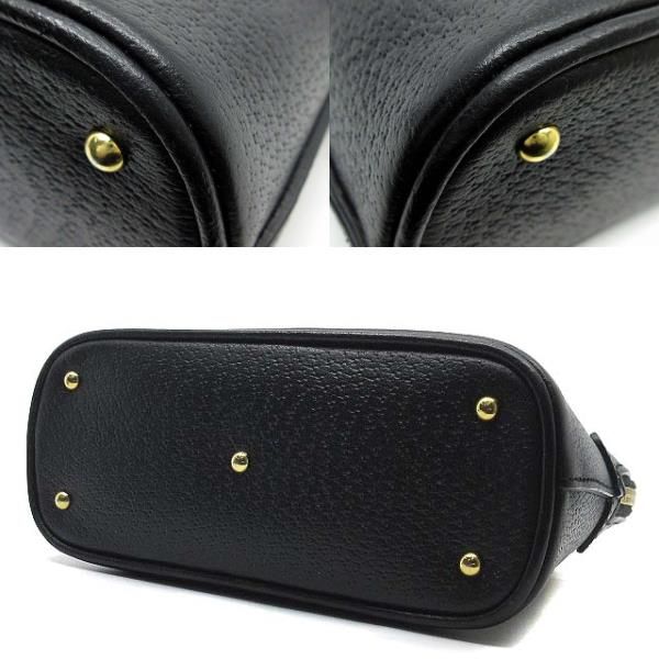 Gucci Diana Mini Tote Bag 2WAY Handbag Shoulder Bag Bamboo Leather 715775 Black