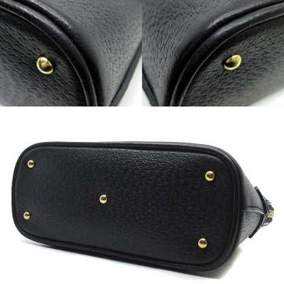 Gucci Diana Mini Tote Bag 2WAY Handbag Shoulder Bag Bamboo Leather 715775 Black