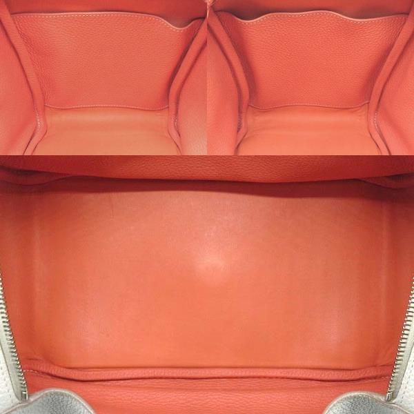 Hermes Lindy 34 Verso Shoulder Bag Handbag Shoulder Taurillon Clemence Pearl