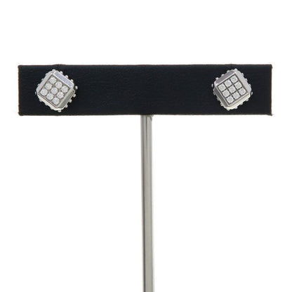 Louis Vuitton Petite Bergamise Diamond Earrings [grade