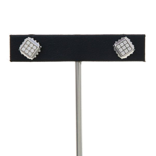 Louis Vuitton Petite Bergamise Diamond Earrings [grade