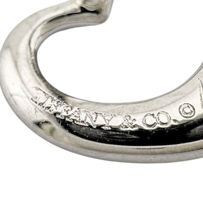 Tiffany & Co Open Heart Earrings Pt950platinum Ladies Tiffany & Co Used Tiffany