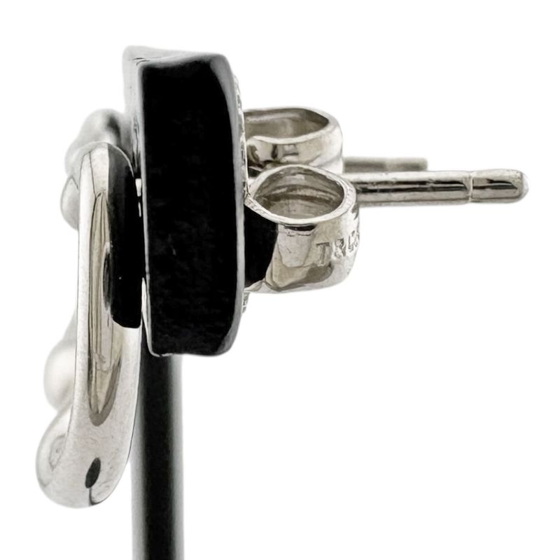 Tiffany & Co Open Heart Earrings Pt950platinum Ladies Tiffany & Co Used Tiffany