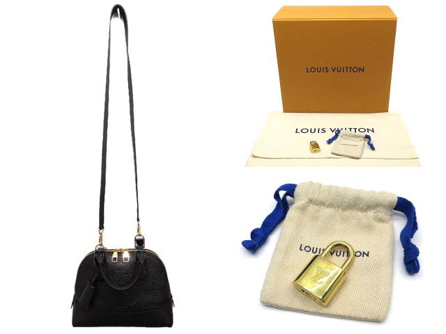 Louis Vuitton Monogram Empreinte Neo Alma BB Handbag 2WAY Shoulder Bag M44829