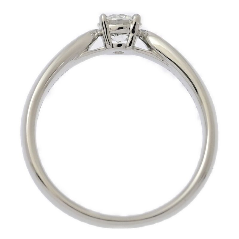0.28ct/tiffany & Co Tiffany & Co Harmony 1P Diamond Ring And Ring/pt950-3.5g/8/#