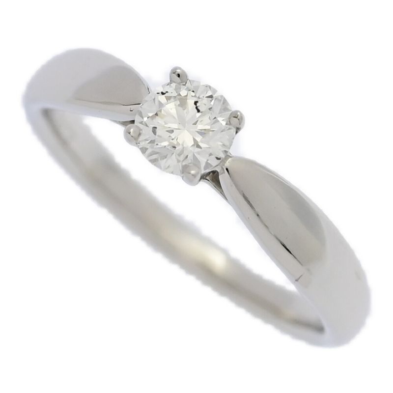 0.28ct/tiffany & Co Tiffany & Co Harmony 1P Diamond Ring And Ring/pt950-3.5g/8/#