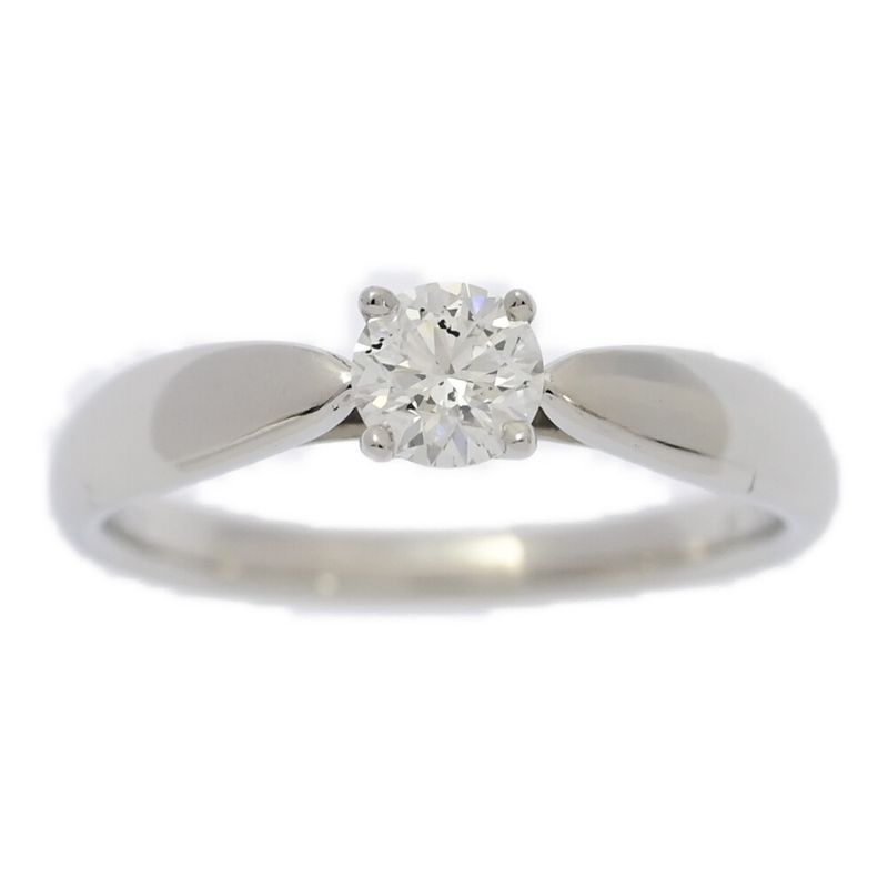 0.28ct/tiffany & Co Tiffany & Co Harmony 1P Diamond Ring And Ring/pt950-3.5g/8/#