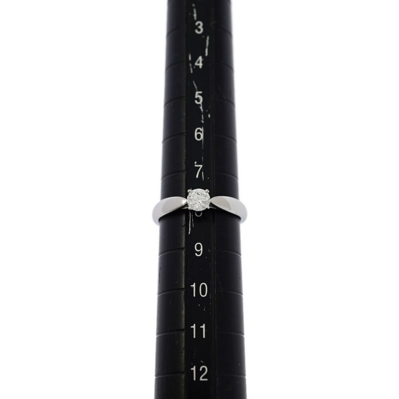 0.28ct/tiffany & Co Tiffany & Co Harmony 1P Diamond Ring And Ring/pt950-3.5g/8/#