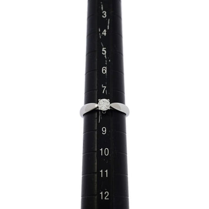 0.28ct/tiffany & Co Tiffany & Co Harmony 1P Diamond Ring And Ring/pt950-3.5g/8/#