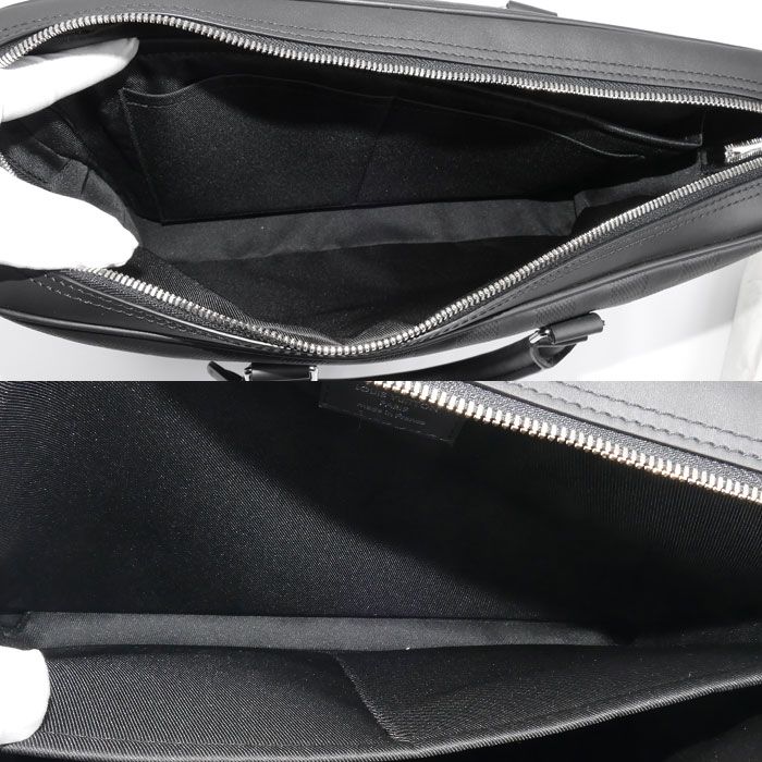 Louis Vuitton PDV Business Bag Damier Infini Black N40444 IC Chip Men's Used