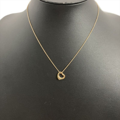 Tiffany & Co Tiffany & Co Open Heart Necklace 18K Pink Gold 3.0g Pink Gold