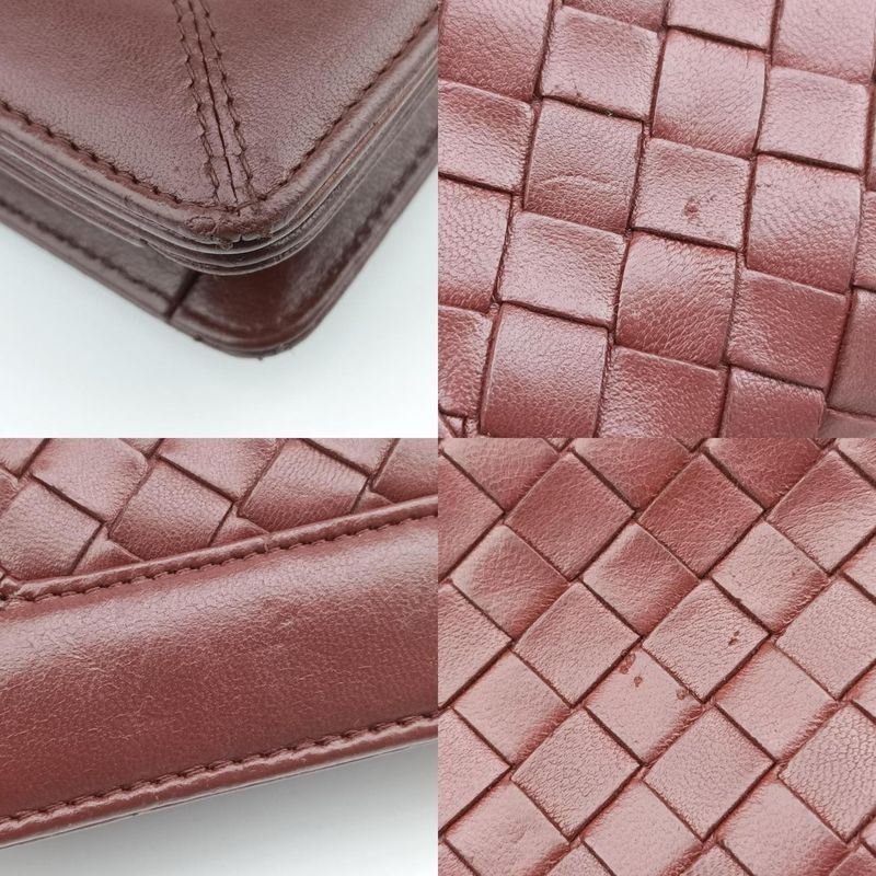 Bottega Veneta Intrecciato Wine Red Lambskin 911004 9g00002519g017 101 00101883a