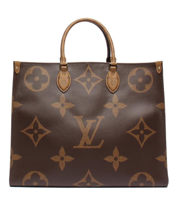 Louis Vuitton Tote Bag Shoulder Monogram Reverse Monogram Giant On The Go GM