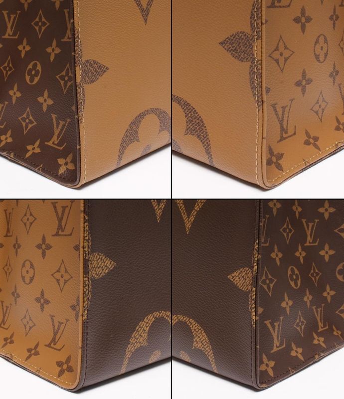 Louis Vuitton Tote Bag Shoulder Monogram Reverse Monogram Giant On The Go GM