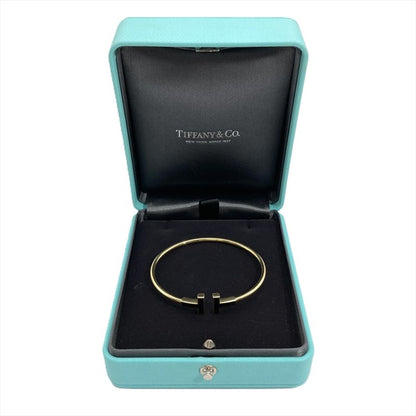 Tiffany & Co Tiffany & Co T Wire Black Onyx Bracelet 18K Yellow Gold 8.0g