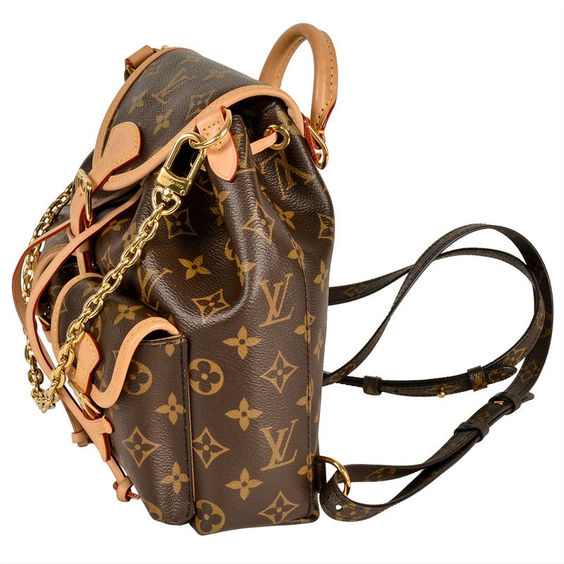 Louis Vuitton Excursion PM Backpack Monogram Canvas M46932 Brown Goldhardware