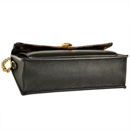 Louis Vuitton Portefeuille Vavin Chain Wallet Damier Ebène N60221 Brown Gold