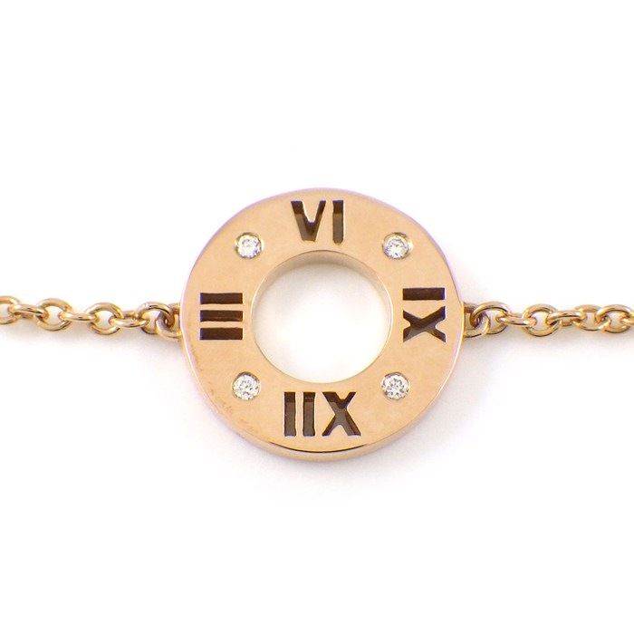 Tiffany & Co Tiffany & Co Bracelet Atlas Earrings de Circle Round Diamond 18k