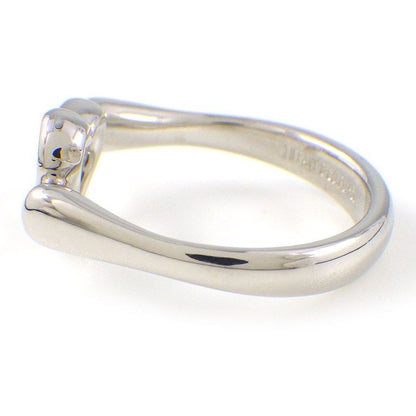 Tiffany & Co Tiffany & Co Ring Open Heart with Diamonds Pt950 Size 10.5