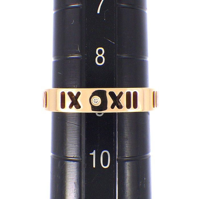 Tiffany & Co Tiffany & Co Ring Atlas Earrings de Narrow 4 Point Diamond 18k