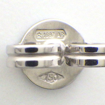 Gucci Earrings Swing Drop 4 Point Amethyst 18k White Gold