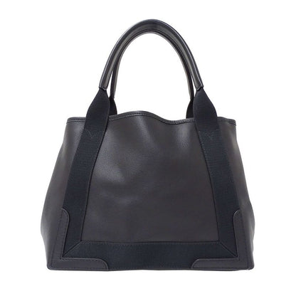 Balenciaga Bag Women's Brand Tote Leather Navy Cabas S Black Handbag Stylish