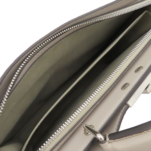 Fendi 2way Bag Peekaboo Iseeu Medium Leather Gray Silver Hardware Iseeu Handbag