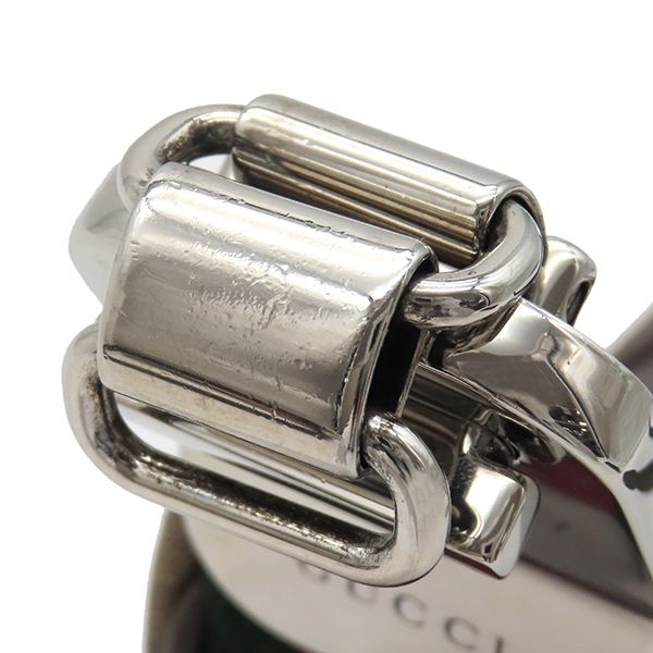 Gucci 2way Bag Micro GG Supreme Canvas Leather Beige and Ebony Silver Hardware