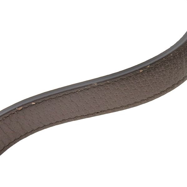 Gucci 2way Bag Micro GG Supreme Canvas Leather Beige and Ebony Silver Hardware