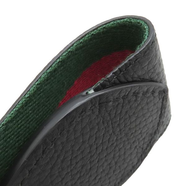 Gucci Shoulder Bag Jumbo GG Messenger Bag Leather Jumbo Ggleather Black Silver