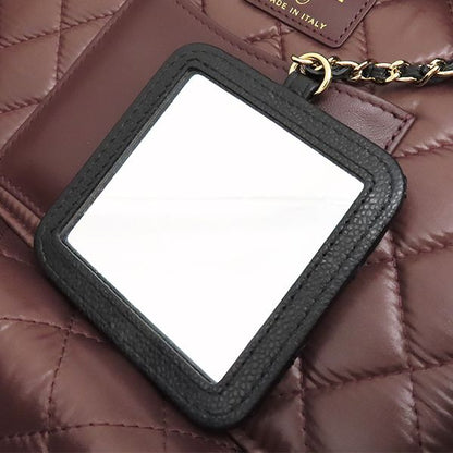 Chanel Handbag Timeless Classic Vanity Leather Caviar Skin Black Gold Hardware