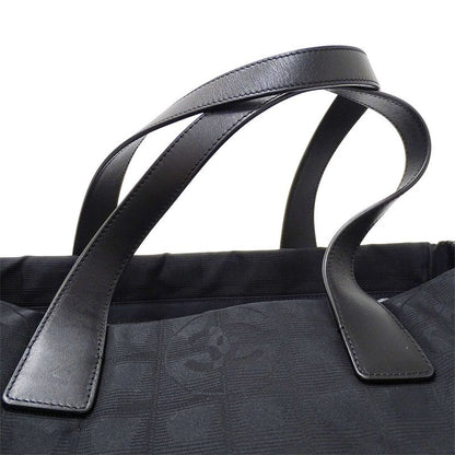 Chanel Bag Women's Brand Tote Nylon New Travel Tote MM Black Handbag Stylish