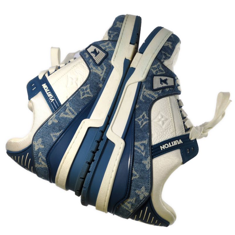 Louis Vuitton Monogram - Denim - LV Trainer Line - Leather X Denim Sneakers