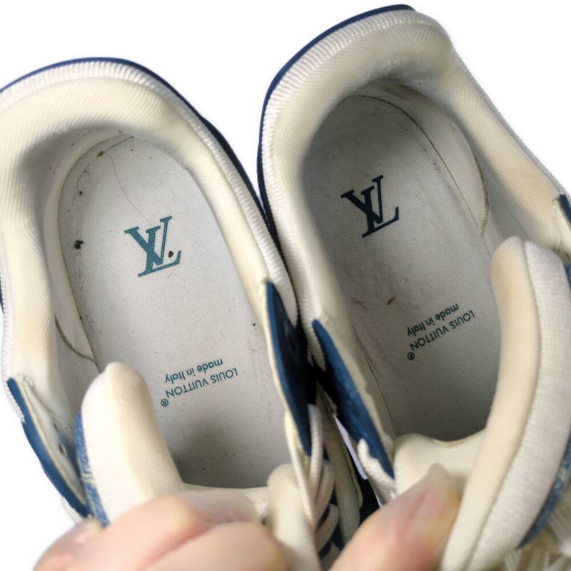 Louis Vuitton Monogram - Denim - LV Trainer Line - Leather X Denim Sneakers