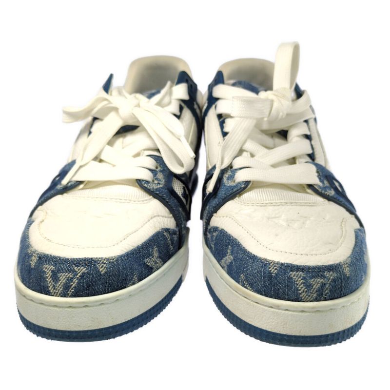 Louis Vuitton Monogram - Denim - LV Trainer Line - Leather X Denim Sneakers
