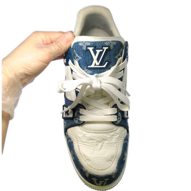 Louis Vuitton Monogram - Denim - LV Trainer Line - Leather X Denim Sneakers