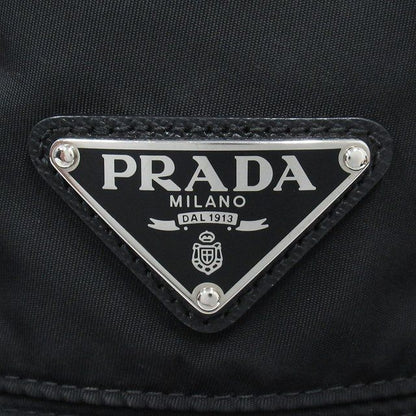 Prada "re-nylon Bucket Hat" Hat Triangle Logo Triangle Logo Plate Nylon 2hc137
