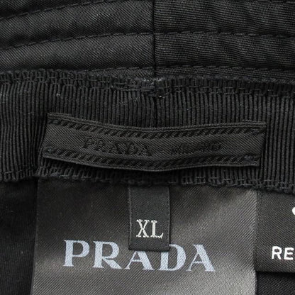 Prada "re-nylon Bucket Hat" Hat Triangle Logo Triangle Logo Plate Nylon 2hc137
