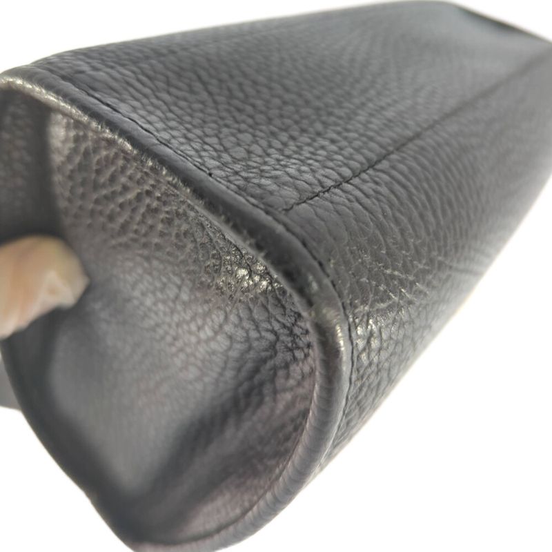 Christian DIOR Leather Mini Handbag / Black / Next Day Delivery Available []B