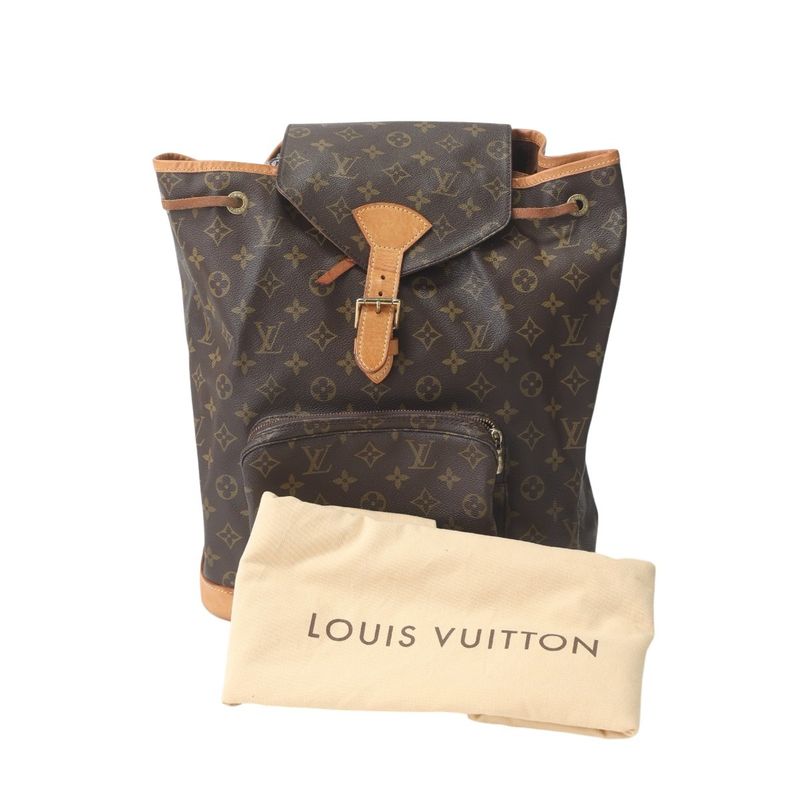Louis Vuitton M51135 Monogram Backpack Montsouris Backpack Daypack Louis