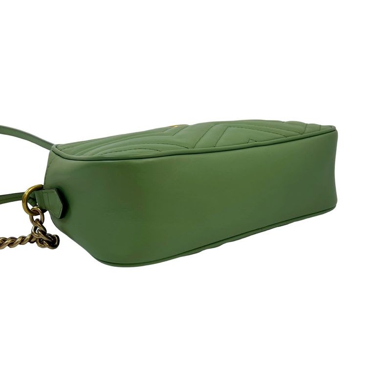 Gucci Ggmarmont Quilted Leather Chain Shoulder Bag Pochette