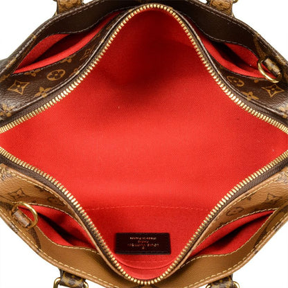 Louis Vuitton On The Go EW 2way Handbag Monogram Reverse M46653 Brown Gold